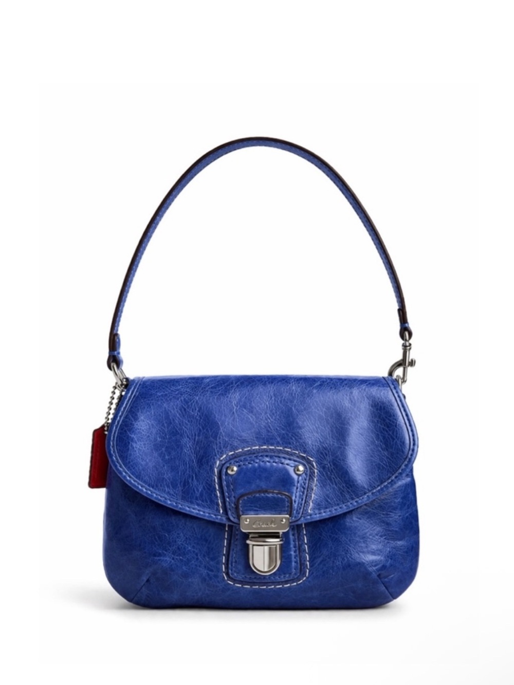 Coach Poppy Distressed Italian Leather Mini Bag